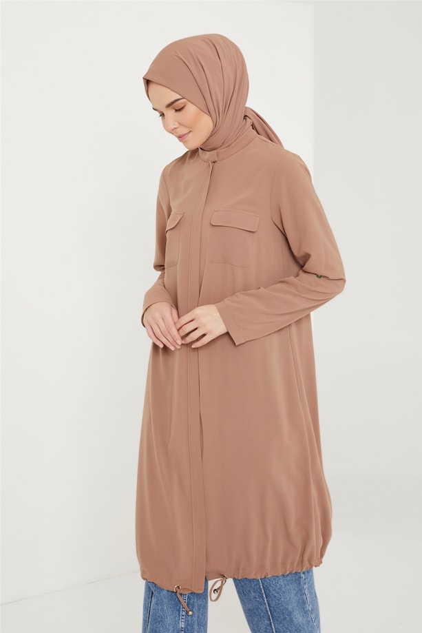 Armine Cepli Spor Tunik 21K4359 Kum
