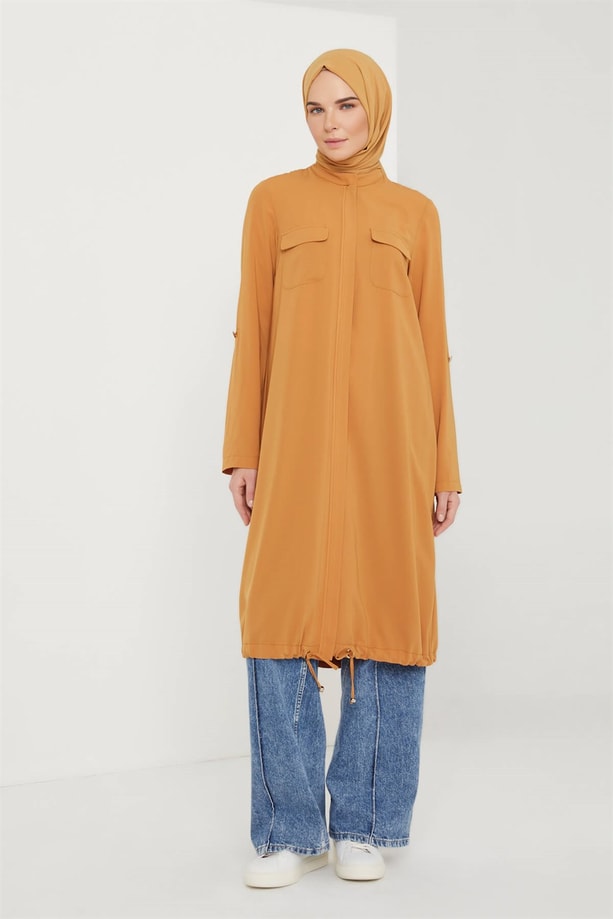Armine Cepli Spor Tunik 21K4359 Safran