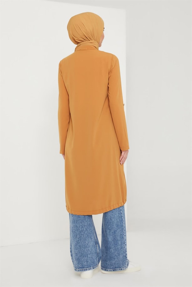 Armine Cepli Spor Tunik 21K4359 Safran