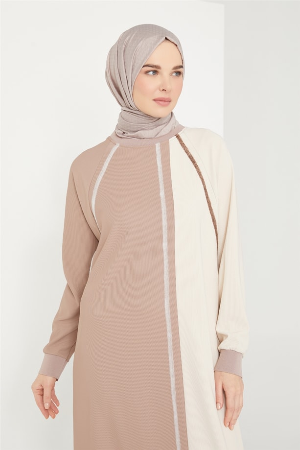 Armine Elbise 21KD4409 Vizon