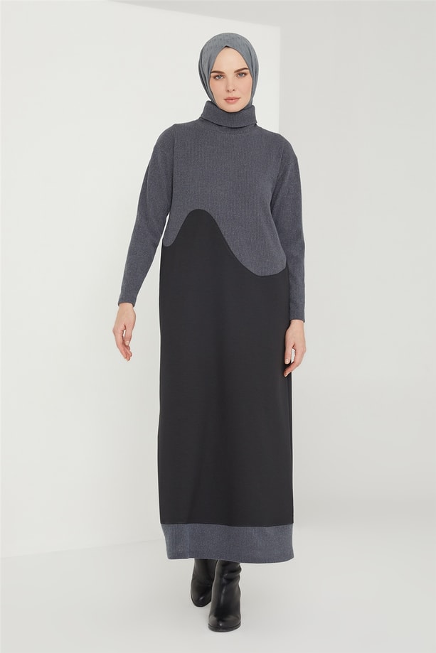 Armine Elbise 21KD4418 Gri