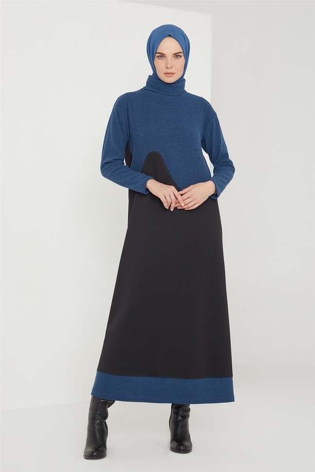 Armine Elbise 21KD4418 İndigo