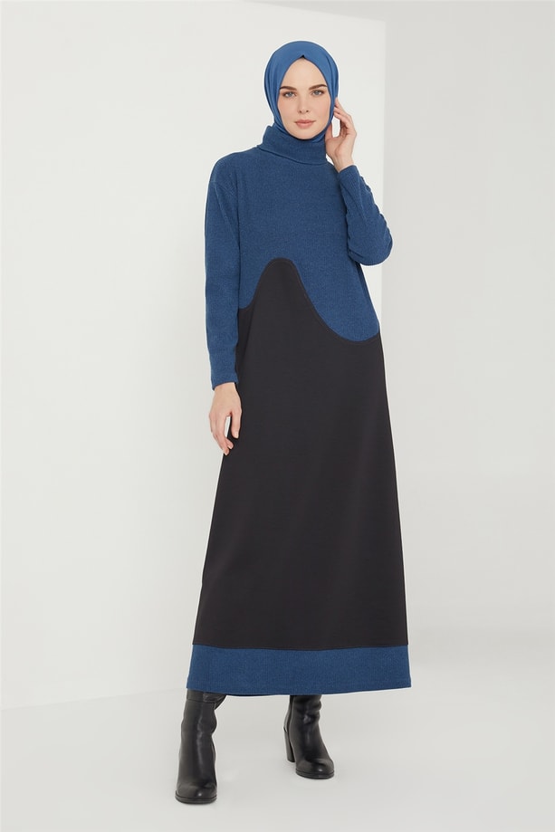 Armine Elbise 21KD4418 İndigo