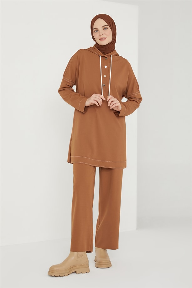 Armine Takım 21KD4419 Taba