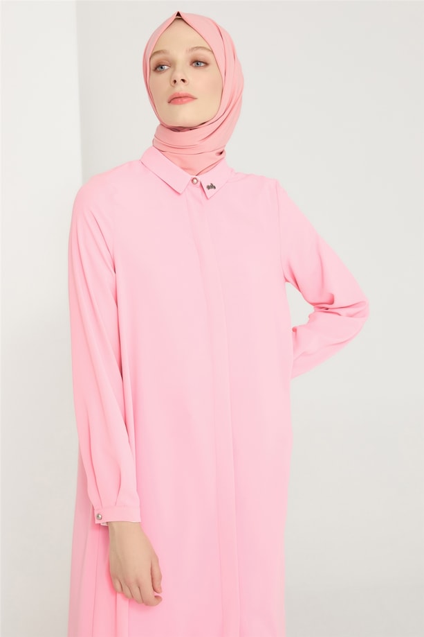 Armine Düşük Kollu Tunik 21K4503 Pembe