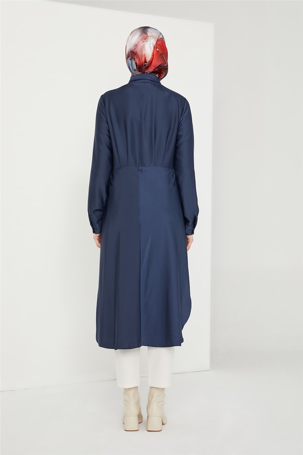 Armine Aller Detaylı Tunik 21K4521 Lacivert