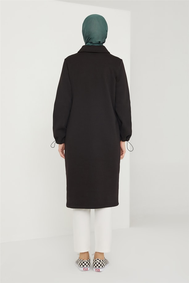 Armine Kol Ağzı Ayarlanabilir Tunik 21K4542 Siyah