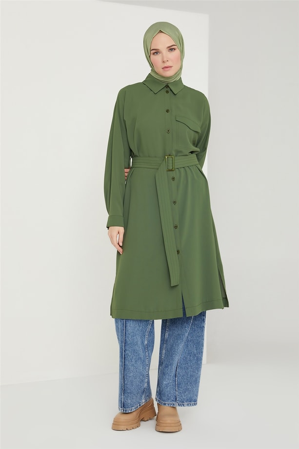 Armine Tunik 21K4550 Orman Yeşili