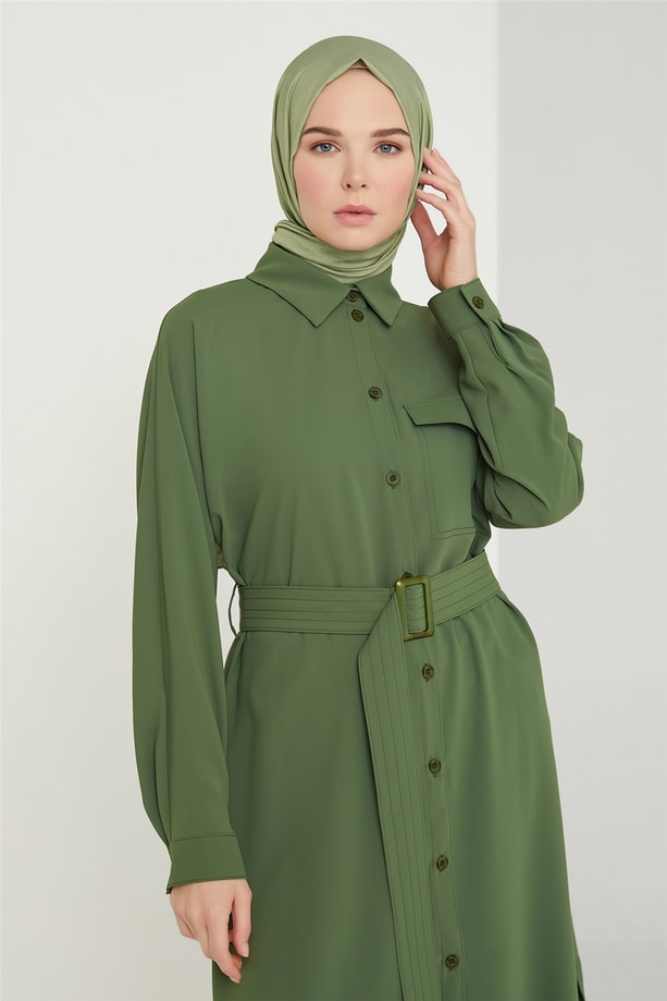 Armine Tunik 21K4550 Orman Yeşili