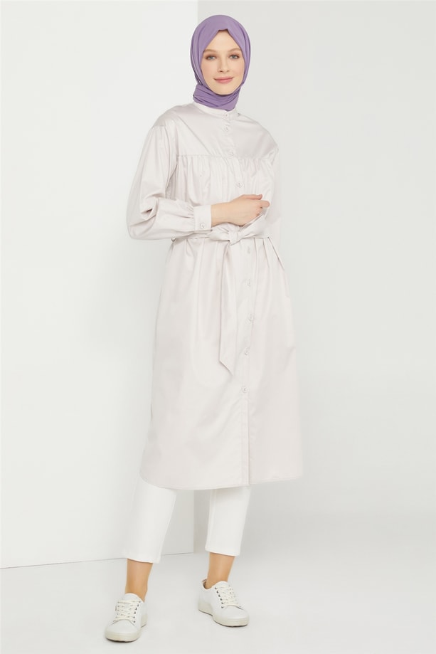 Armine Tunik Elbise 21KS4601 Taş