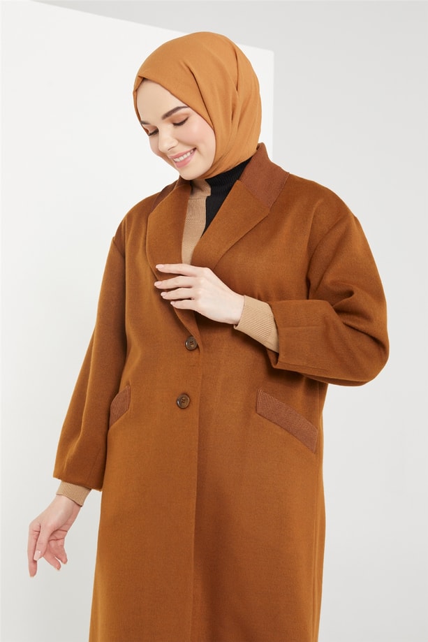 ARMİNE YAKASI RİBANALI KABAN 21K5525 Güz
