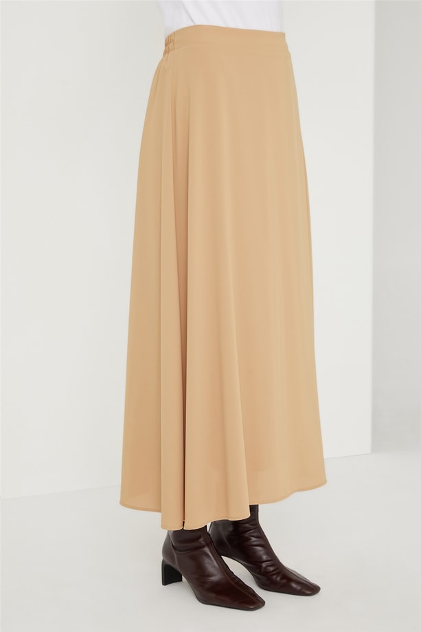Armine Pile Detaylı Kimono Takım 21K6305 Bej