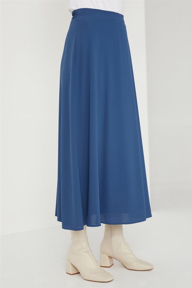 Armine Pile Detaylı Kimono Takım 21K6305 Okyanus