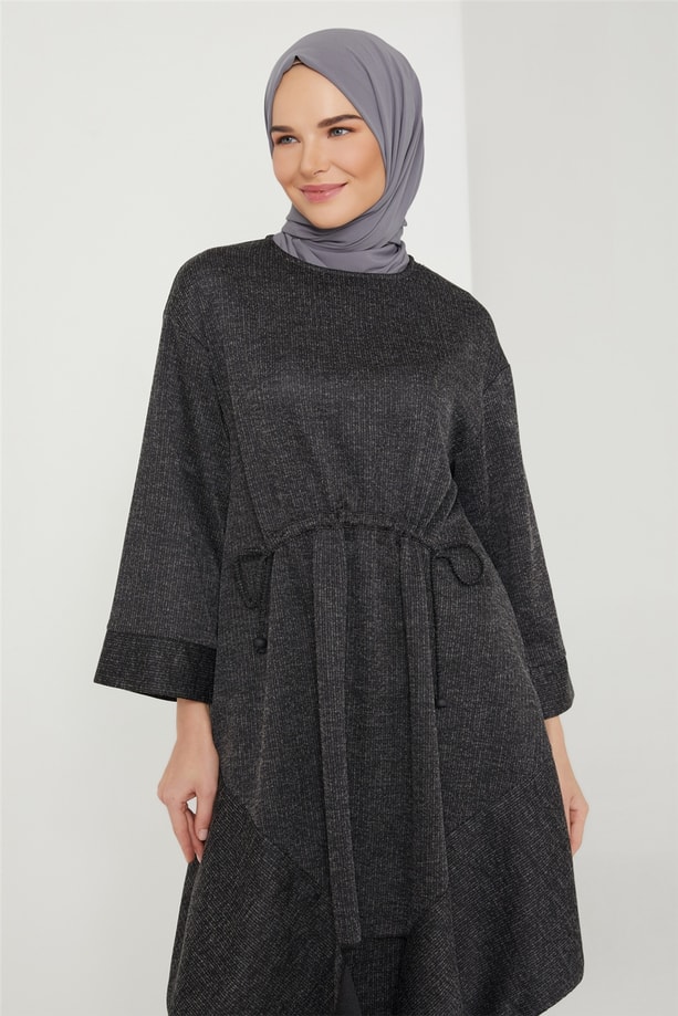 Armine Triko Etekli Takım 21K6334 Siyah