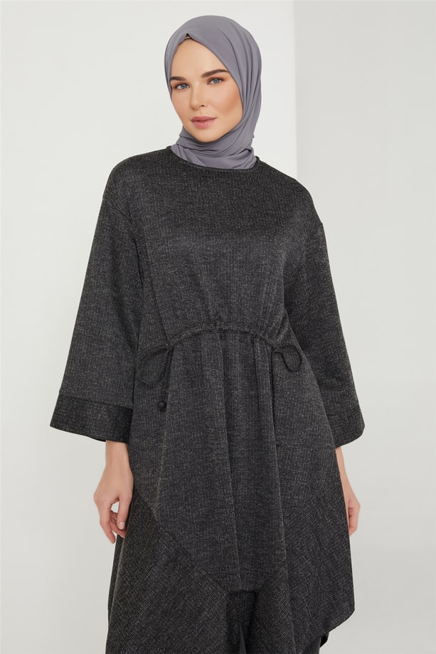 Armine Triko Etekli Takım 21K6334 Siyah