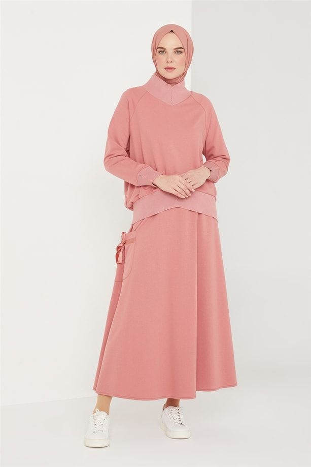 Armine Örme İkili Takım 21K6336 Gül Kurusu