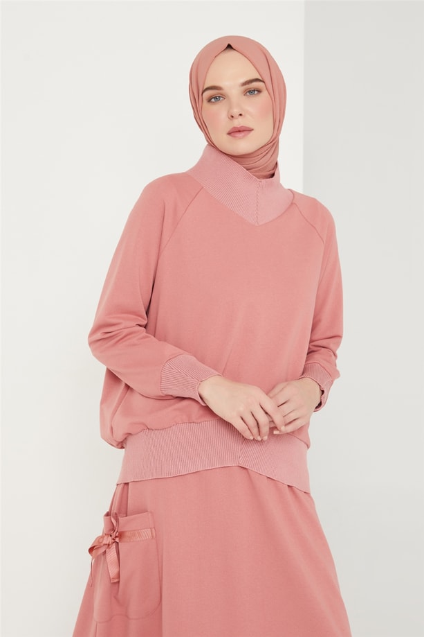 Armine Örme İkili Takım 21K6336 Gül Kurusu