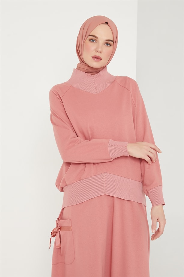 Armine Örme İkili Takım 21K6336 Gül Kurusu