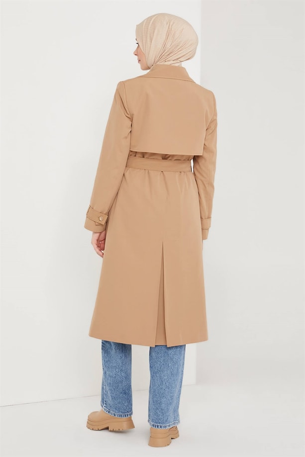 Armine Kruvaze Kap 21K7313 Camel