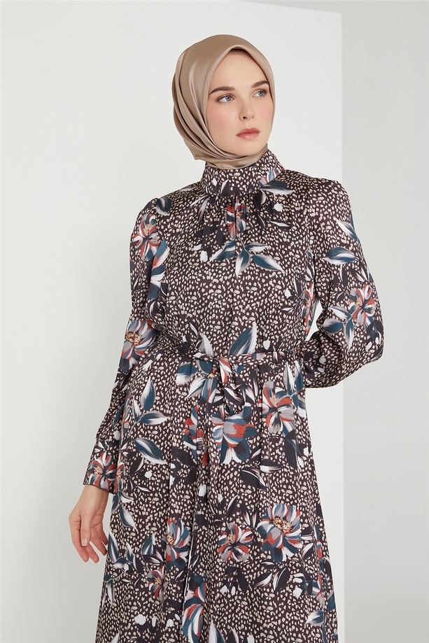 Armine Elbise 21KD8316 Badem