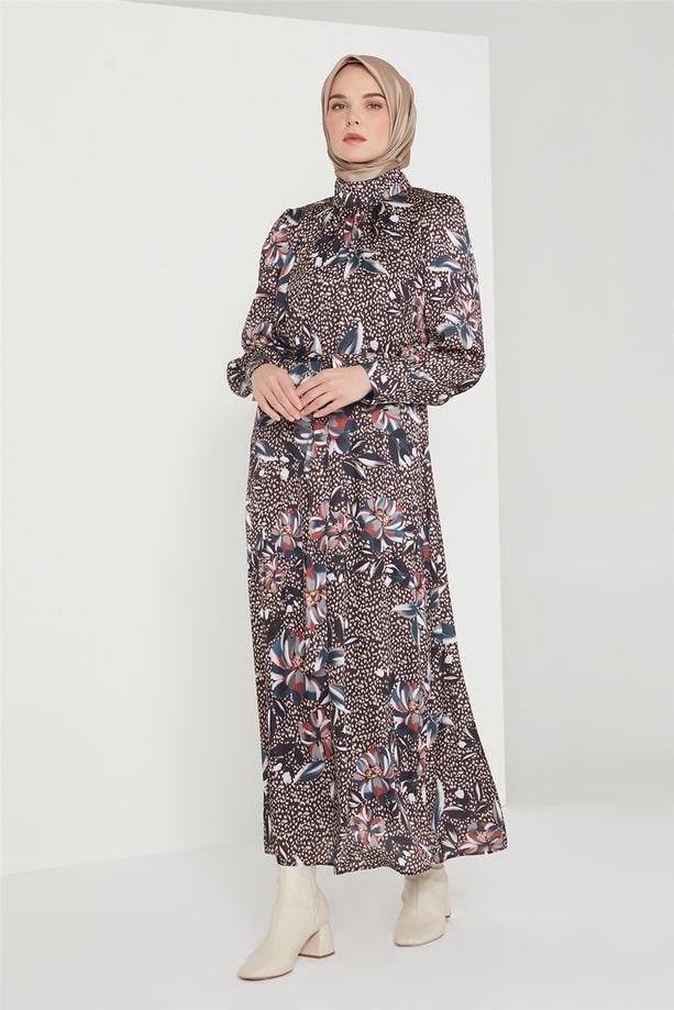 Armine Elbise 21KD8316 Badem