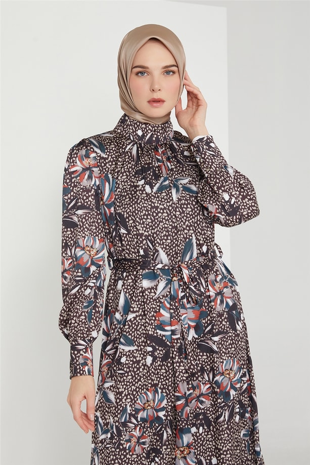 Armine Elbise 21KD8316 Badem
