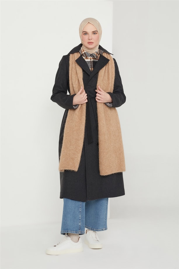 Armine Manto 21K8711 Antrasit