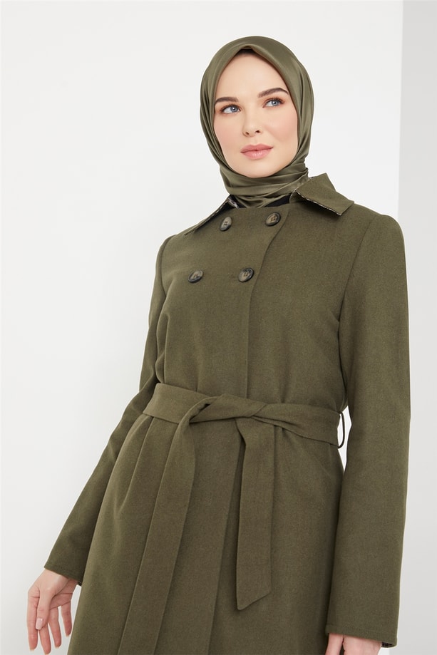 Armine Manto 21K8711 Haki
