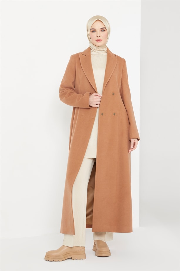 Armine Slim Pensli Klasik Kaban 21K7405 Camel