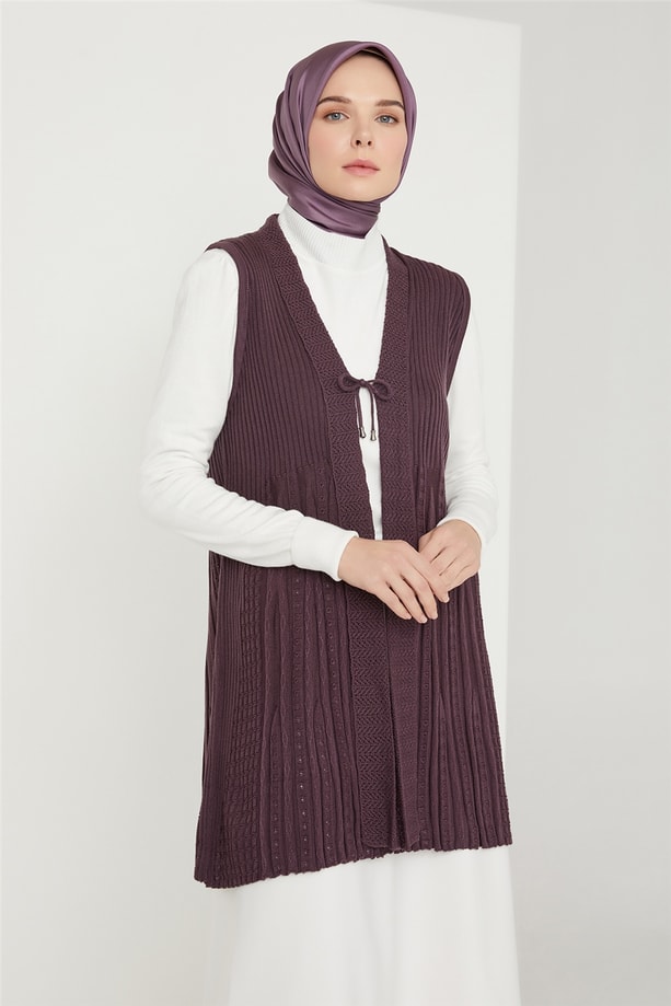 Armine Yelek 21KD9000 Mürdüm