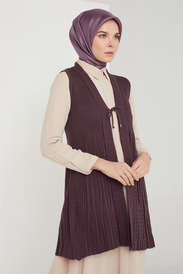 Armine Yelek 21KD9000 Mürdüm