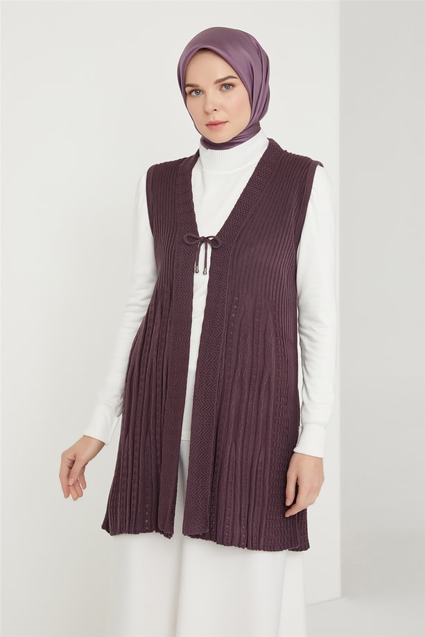 Armine Yelek 21KD9000 Mürdüm
