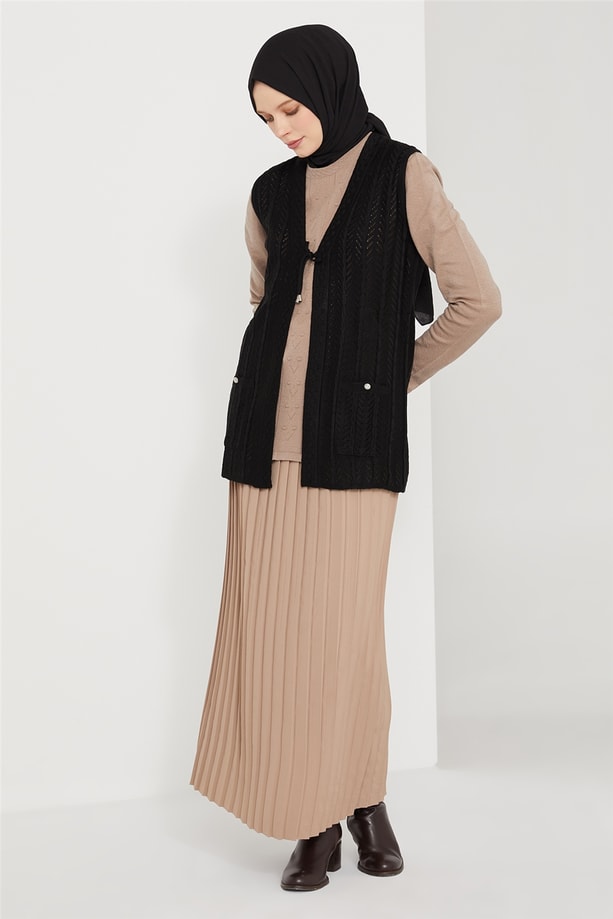 Armine Yelek 21KD9002 Siyah