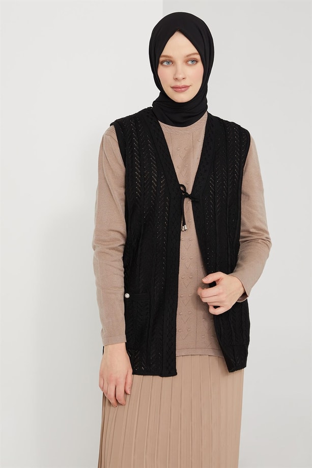 Armine Yelek 21KD9002 Siyah