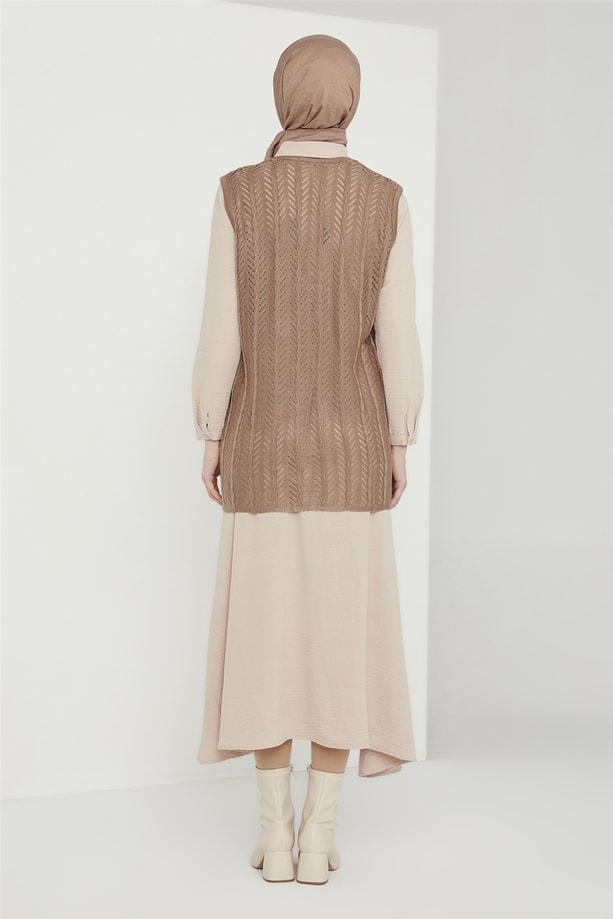 Armine Yelek 21KD9002 Vizon