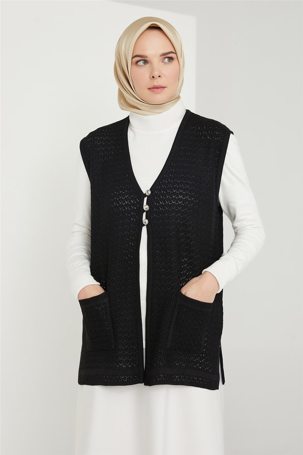 Armine Yelek 21KD9003 Siyah
