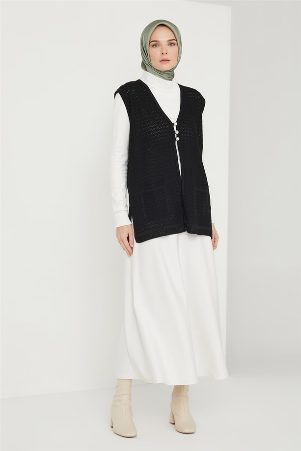 Armine Yelek 21KD9003 Siyah