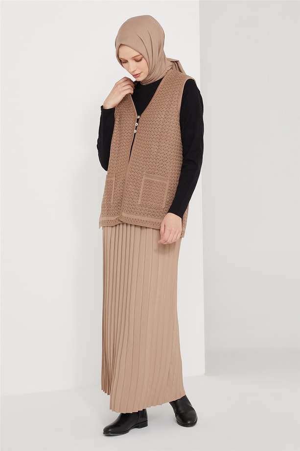 Armine Yelek 21KD9003 Vizon