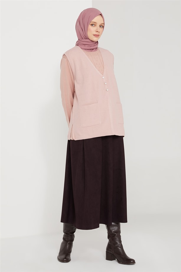 Armine Yelek 21KD9004 Pudra