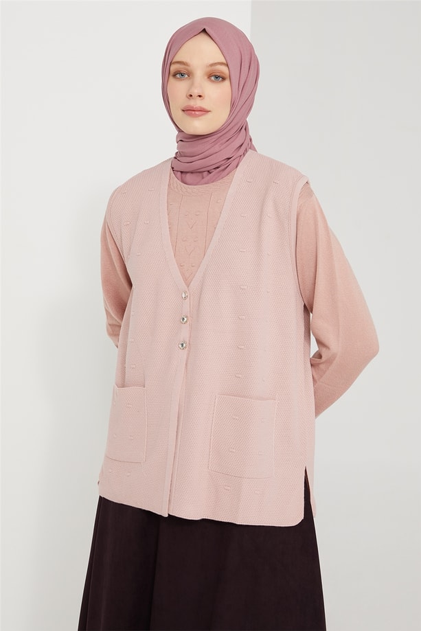 Armine Yelek 21KD9004 Pudra