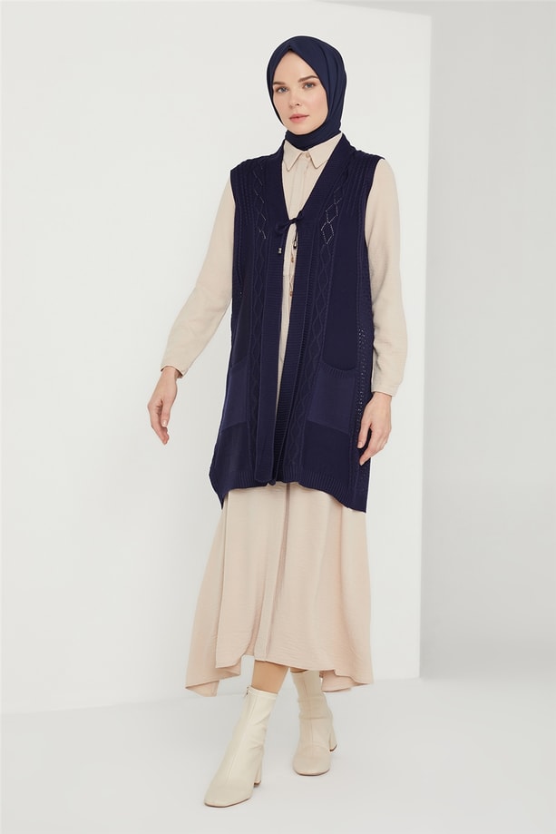 Armine Yelek 21KD9006 Lacivert