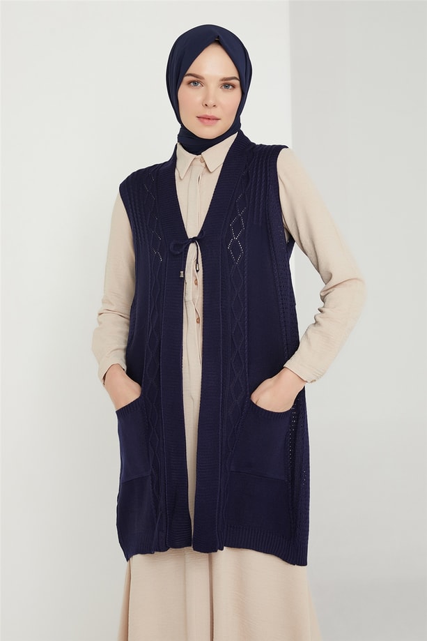 Armine Yelek 21KD9006 Lacivert