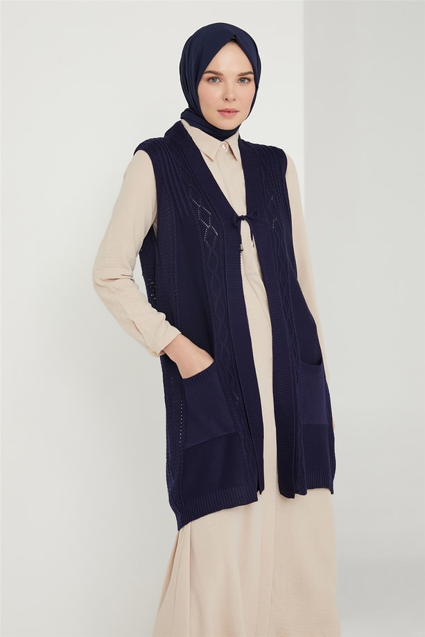Armine Yelek 21KD9006 Lacivert