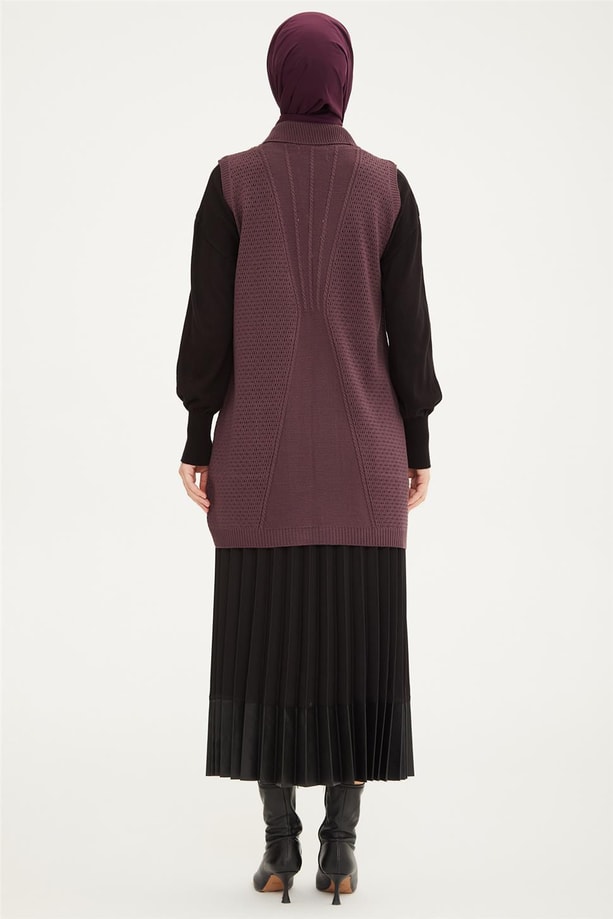 Armine Yelek 21KD9006 Mürdüm