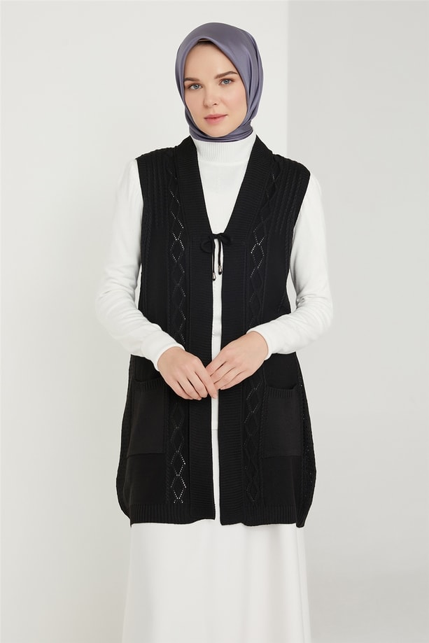 Armine Yelek 21KD9006 Siyah