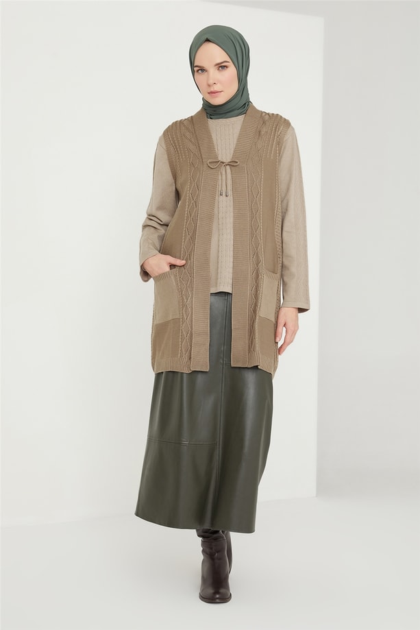 Armine Yelek 21KD9006 Vizon