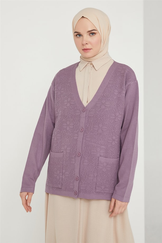 Armine Hırka 21KD9010 Lila