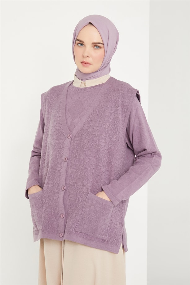 Armine Yelek 21KD9012 Lila