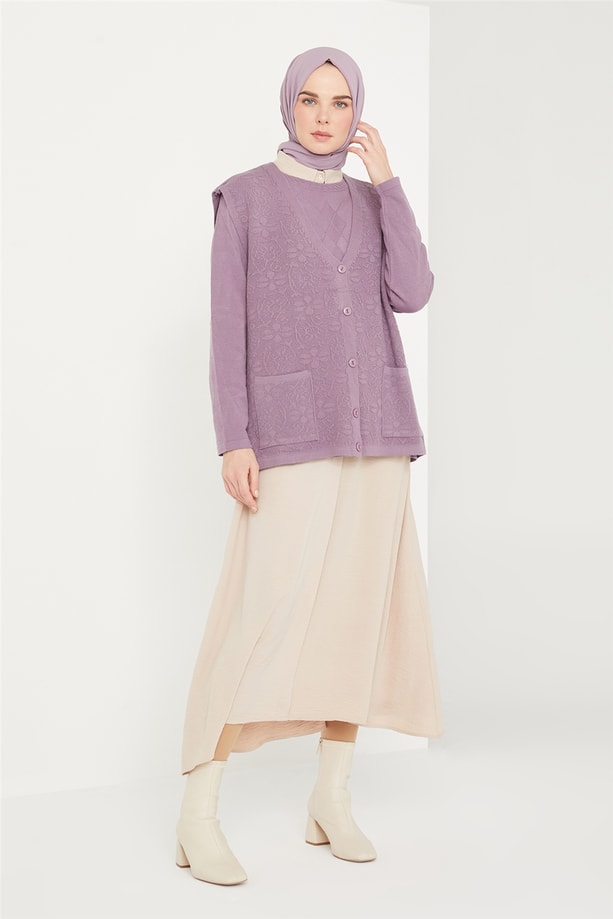 Armine Yelek 21KD9012 Lila