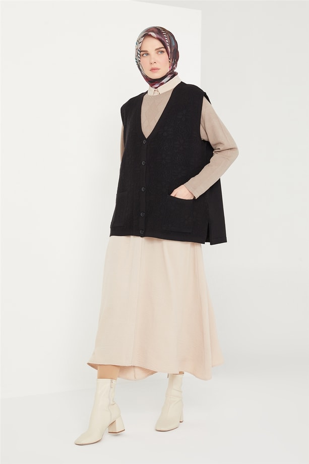 Armine Yelek 21KD9012 Siyah